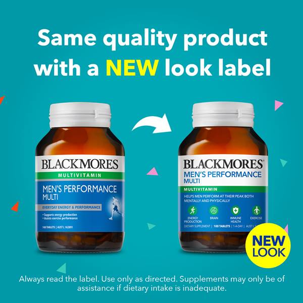 Vitamin tổng hợp nam giới Blackmores Mens Performance Multi