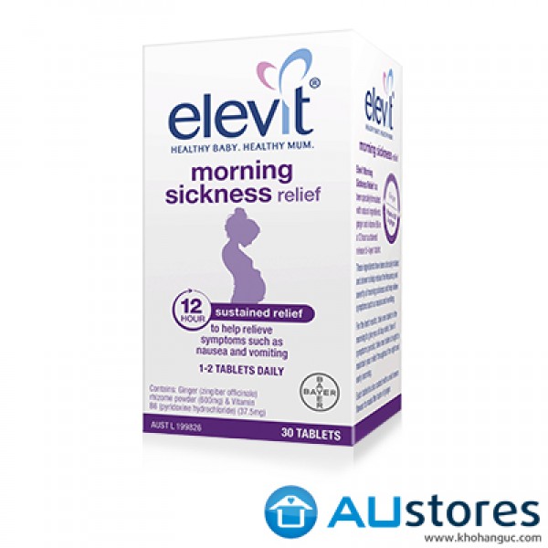 Viên uống làm giảm các triệu chứng ốm nghén Elevit Morning Sickness Relief 30 viên