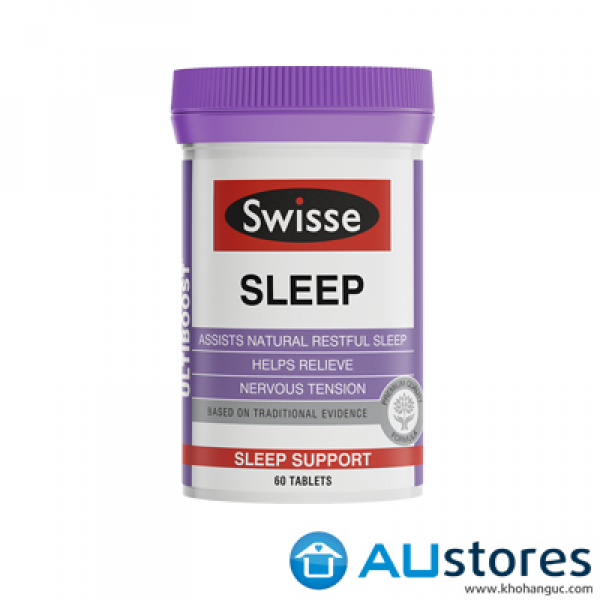 Viên uống hỗ trợ giấc ngủ Swisse Sleep 60 viên