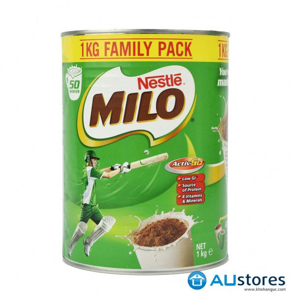 Sữa Nestle Milo Hộp 1kg Của Úc  Cho Cả Bé Và Gia Đình