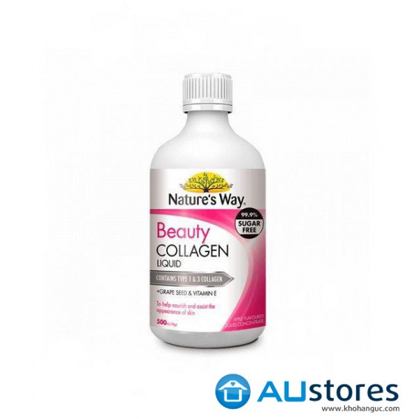 Collagen nước tinh chất hạt nho Nature’s Way Beauty Collagen Liquid 500ml