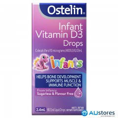 Vitamin D dạng nước cho trẻ sơ sinh Ostelin Infant Vitamin D3 Drop 2.4 ml