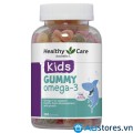  KẸO DẺO GUMMY OMEGA3 - HEALTHY CARE 250v dành cho trẻ từ 2 tuổi trở lên