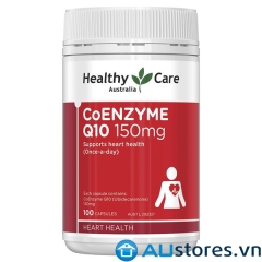 Viên uống bổ tim Healthy Care Coenzyme Q10 150mg Úc 100 viên