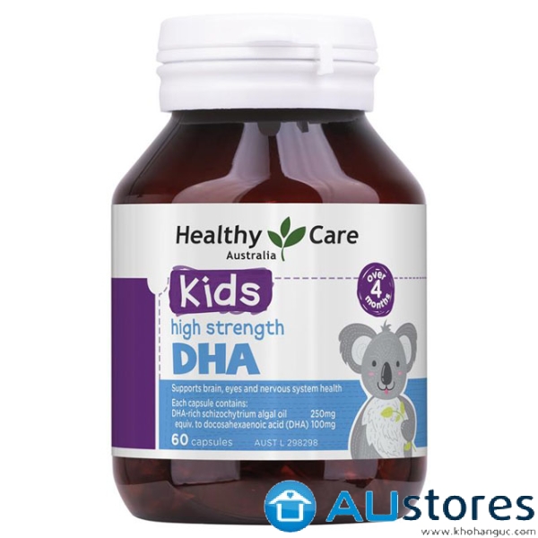 Viên uống bổ sung DHA Healthy Care Kids High Strength cho trẻ từ 4 tháng tuổi