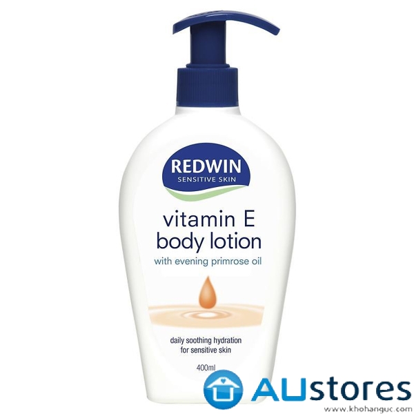 Kem bôi body Redwin Body Lotion with Vitamin E and EPO 400ml