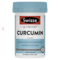 Tinh bột nghệ Swisse ultiboost Curcumin Turmeric 60 viên giảm trào ngược dạ dày và viêm xương khớp