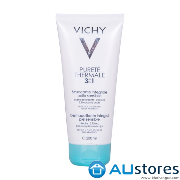 SỮA RỬA MẶT TẨY TRANG 3IN1 PURETE THERMALE VICHY 200ML