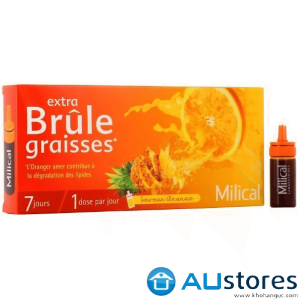Nước uống giảm mỡ nội tạng Extra Brule Graisses của Pháp đào thải mỡ nội tạng, giảm cân lành mạnh