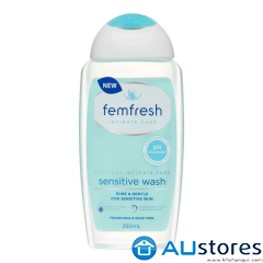 Dung dịch vệ sinh phụ nữ dành cho da nhạy cảm Femfresh Sensitive Wash 250ml