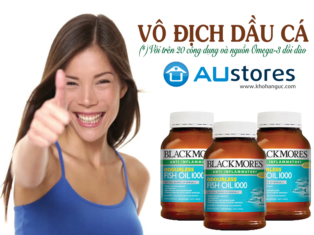 Review mới nhất về viên dầu cá fish oil blackmore của Úc 2021
